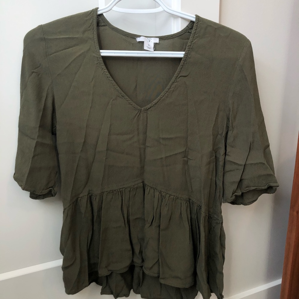 Green blouse